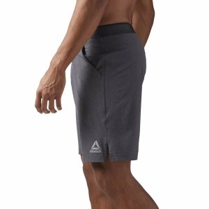 Spodenki Męskie Reebok Epic Knitted Waistband Ciemny Szare PL 31ZOTSB